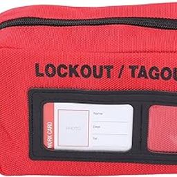 Lockout Bag for Lockout Tagout Devices, Lock Out Bag for Loto Supplies, Easy to Carry Tool Kit Bag with Visible Nameplate-image-26
