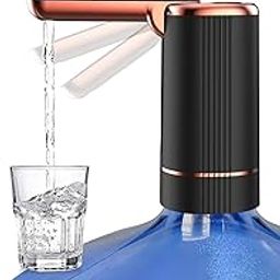 ATETO Electric Water Dispenser Pump, USB Rechargeable, One Touch Automatic Water Pump for 2-5 Gallon Bottles, Quiet & Portable Drinking Water Dispenser, (Pack of 1)-image-91