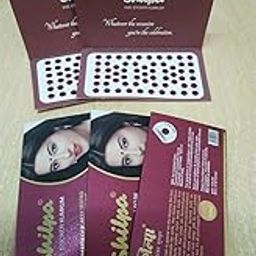 Shilpa Vive Sticker Kumkum - Deep Red Size 6 (Pack of 5) - Dermatologically Tested-39