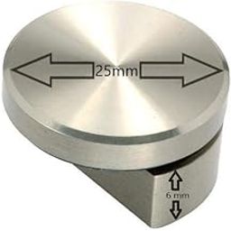 Attiic 6mm Half Round Mirror/Glass Holder Bracket Silver Pack of 20(41percentage) Off (Attiic 123)-image-96
