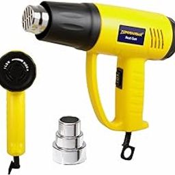 TOMAHAWK® T4000 Heat Gun with Nozzle, 2000W | Variable Temperature (190°C - 700°C) Professional Plastic Heat Gun with 2-Speed Heat Sealer Gun for Welding, Molding Plastics, Repairing Roof-19