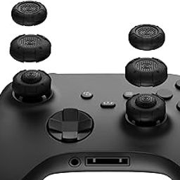 GeekShare Thumb Grip Caps for Xbox One Controller,Silicone Joystick Cover Solid Color Thumbsticks Cover Set Compatible with Xbox Series X,3 Pairs / 6 Pcs (Black)-12