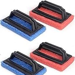 Aosikate® Scrubber Brush for Bathroom Kitchen Floor Cleaner, Floor Scrub Pad, Tile Cleaning Scrubber Brush, Sink Cleaning Brush(Pack of 4)-image-9