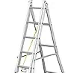 Venus 9 ft Self-Supporting Industrial Extension Ladder | Extends to 15 ft | Foldable Heavy Duty Aluminum | Anti-Skid Steps | Ideal for Rooftop, Warehouse, Maintenance Work-image-69