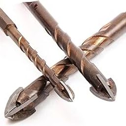 Malfah Glass Drill Bits Twist Flute Spear Pointed Tungsten Carbide Hard Alloy 1/4in Hex Shank for Porcelain Ceramic Concrete Brick Wall Glass Mirror Wood Maf MFN (2, 5 MM)-image-22