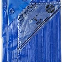 Ecoraksha Gold 6 x 4 ft 90 GSM Blue Premium Waterproof Tarpaulin is a UV-Resistant, rip-Stop Fabric That is Perfect for Outdoor shelter, roof Cover, Garden Shade, Camping in All Types of Weather.-25
