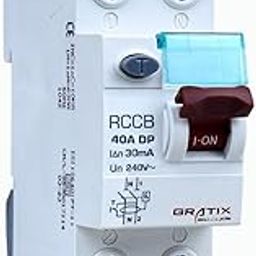 40 AMP PVC plastic 2 pole DP 30 MA RCCB/ELCB single phase with ISI marked-10