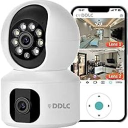 DDLC 3MP Dual Lens Wireless WiFi Smart CCTV Camera | Ultra HD View | Double Side View | Two Way Talk | Motion Detection |Support Upto 128gb sd Card (2023 Double Camera)-10