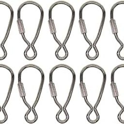 CALANDIS™ 10pcs Quick Open Screw Link Hook Carabiner Steel Clasp for Hiking | Other Craft Pieces | Crafting Pieces | Multi-Purpose Craft Supplies-14