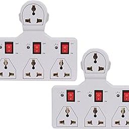 Digiway 4 Universal Socket 3 Switch Multi Plug Extension Board/Multiplug(Pack of 2)-19