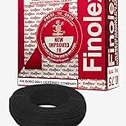Finolex FR PVC Silver 1.5 SQ.MM Insulated Wire for Industrial & Domestic Use | Home Electric Wires | Black Color 90 Meter-image-57