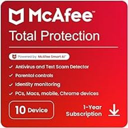 McAfee Total Protection 2024 | 10 Device, 1 Year | Antivirus Internet Security Software | Password Manager & Dark Web Monitoring Included | PC/Mac/Android/iOS | Email Delivery-8