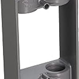 Hubbell-Bell 5403-0 Weatherproof Box Extension Adapter, 5-1/4-Inch X 3-1/2-Inch-picture-21