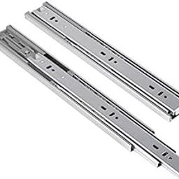 Knobonly 4 Pair Sliver Drawer Slides, Soft Close Ball Bearing Cabinet Drawer Slides, Full Extension Side Mount Dresser Drawer Slides 22 Inch, 100lb Load Capacity-picture-21