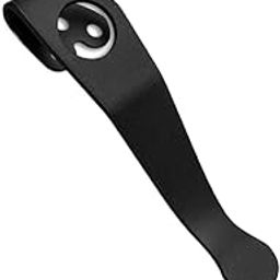 1PC Deep Carry Pocket Clip Fits for Spyderco C81 C223 Para3, CNC Titanium Back Clip (Size : Black)-24