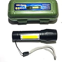 MS Unique Pocket Size Mini Aluminum LED Flashlight Small Portable Lamp Pocket Torch for Camping, Fishing (Black, Multicolour)-26