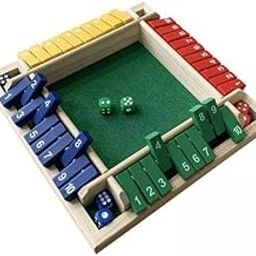 ATORSE Toy 2x4 Sided Shut The Box Game Wooden Board Number Drinking Dice Toy KTV Party-Toys & Hobbies-Games-Board & Traditional Games-Contemporary Manufacture-picture-24