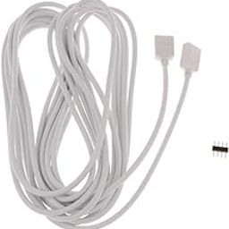 LOOM TREE® 5050 3528 RGB LED Strip Light Extension Cable Connector Line 4 Pin 5m | 1 Piece LED Strip Extension Cable 1 Piece 4 pin Needle-7