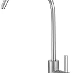Aquieen Ss 304 Kitchen Ro Water Tap with Connecting Hose (Cold Water Provision) (Ro Tap), Silver-24