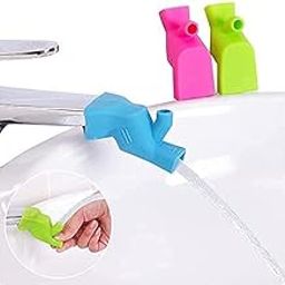 Unique Deal.High Elastic Water Faucet Extending Tool Dual Purpose Silicone Gel Water Tap Extension Tooth Wash Room Sink Washing Device 3 Color (1 PCS)-picture-30