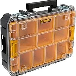 DEWALT DWST82968-1 TSTAK® Waterproof Organiser Case, IP54 Rated Waterseal, 20 Kg Weight Capacity, 7.8L Volume Capacity, Heavy Duty Ergonomic Bi-Material Handle, 12 Removable Cups, 44x33.3x11.9 cm-17