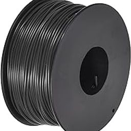 REES52 28AWG Wire 28 Gauge Stranded Wire PVC Hookup Wire 5M Black, Electrical Wire UL1007 Spool Tinned Copper Wire for Internal Connecting Wire, Marine-image-4