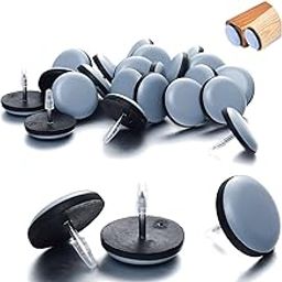 HASTHIP® 24Pcs Furniture Pads 25mm- Chair Leg Floor Protector, Silicone Felt Furniture Leg Pads Caps Covers for Hardwood Floors, Chair Leg Glides Floor Protector for Furniture, Chair, Wooden Table-image-35