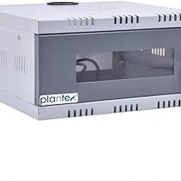 Plantex CCTV/DVR Cabinet Box/Network Rack/NVR - Server Rack/CCTV Camera Box with Lock/dvr Box for CCTV - (30D x 30W x 15H) - 1U - Transparent Glass Door Cabinet - (Metal)-image-3