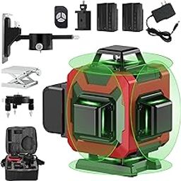 BRAINLE 4D 16 Lines 4x360 Degree Laser Level Line Tool, Digital Self-leveling Cube Measurement Instrument, Construction Equipment - Light Levels Leveller for Machinery Meter Tools-18