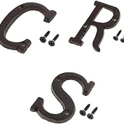 HEAVENGLOW 3Pcs Outdoor Door Mailbox Letters Label Living Room Wall Mounted Letters-image-73