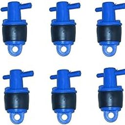 Black Hdpe End Plug Pack of 10-30