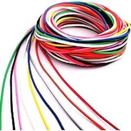 (45 Meters) Combo Of 9 Color Multi Strand Hookup Wire 14/36 DC Wire Cable For Multipurpose Use Electronics Works, DIY Science Projects, Hobby Kit (14 Thread 36 Gauge)-image-76