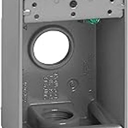 Sigma Electric, Gray 14256 3/4-Inch 3 Hole 1-Gang Deep Box-image-52