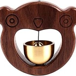 Shopkeepers Bell Ornament for Barn Door Refrigerators Business When Entering Dark Brown-image-2