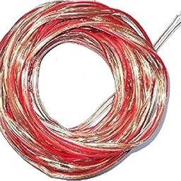 Wizzo (15 Meters) 14/76 Transparent Speaker Wire DC Copper Flexible Wire Multipurpose Use DIY, Electronics Works, Science Projects-97