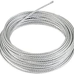 B K Jagan & CO 20Mtr Length GI(Galvaniosed Iron) Steel Wire Rope Cable for Hoisting 6MM-image-8