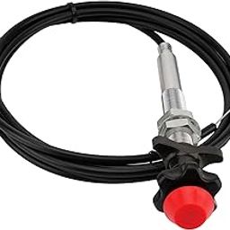 Fit 55204 Control Cables with 2 in. Black Knob, 10 Ft. Length Universal-12