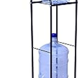 D&V Engineering Metal Water Dispenser Stand, 2-Tier Flower Pot Stand, 3 ft Tall Water Filter Stand | Water Bottle Stand for Home & Kitchen - Black-image-86
