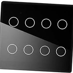MERISHOPP®2.4GHz WiFi Wall Touch Smart Switch Home PC Material Wall Light Switch Black|Consumer Electronics|Consumer Electronics|1x Smart Switch-11