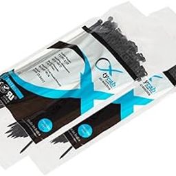 Tycab 6 inch Black (150 mm x 2.5 mm) - 2 Packs of 100 Cable Ties-image-46