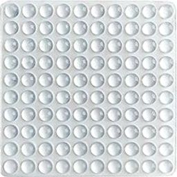 rusepin 100pcs Self Adhesive Bumper Pads Hemispherical Shaped Noise Absorber 8mm x 4mm Rubber Feet for Cabinets, Small Appliances, Electronics, Picture Frames, Furniture, Drawers, Cabinets (Clean)-18