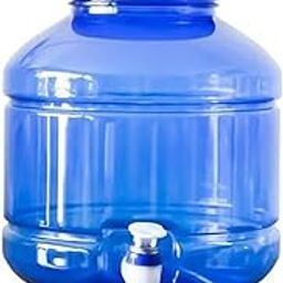 SANJU 10L Plastic Water Dispenser for 20 Litre Bottle Jar with Tap Pack of 1, Multicolor (Matka)-picture-12