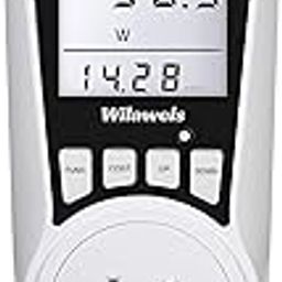 WILAWELS W02WM05 Watt Meter, Power Meter, Automatic Cost Calculator with Backlight, Kw Watts, Electricity Usage Monitor, Energy Consumption, Kills a-22