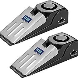 ZZRUI Upgraded Door Stopper Security Alarm,Portable 120 Loud Entrance Alert Door Stop Alarm for Travel Home Apartment House(2 Pack)-image-20
