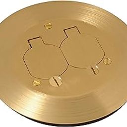 Hubbell-Raco RAC5500KIT Floor Box Kit with Duplex Device Cover, Gasket, Flange, and Adapter-image-25