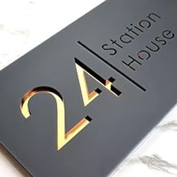 Personalized Waterproof Luxury Door Name Plates for Home Entrance (15x30 Cm) with 3D Letters- Ideal for Home, Office and Outdoor Entrances With Stainless Steel Screws || Door name plates-picture-20