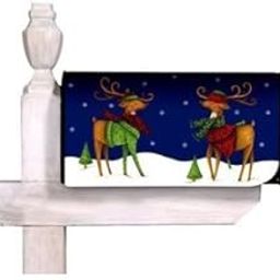 Evergreen Holiday Cheer Mailbox Cover Wrap-image-75