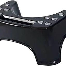 HEAVENGLOW Portable Under Desk Foot Rest Bedside Step Stool for Bathroom Office Black-image-36