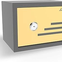 Link Smart Mecano Safe Locker for Home – 21L Capacity, Premium Gold Mirror Finish, Digital Lock with Computerized Key Access, Three SS304 Locking Bolts, Mechanical Lock, Removable Shelf, Gold-image-4