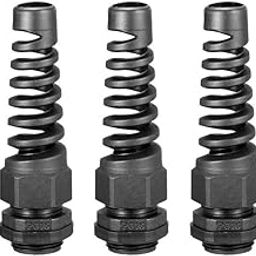 uxcell PG16 Cable Gland Waterproof Nylon Joint Adjustable Locknut with Strain Relief for 10-13mm Dia Wire, 5pcs-image-64